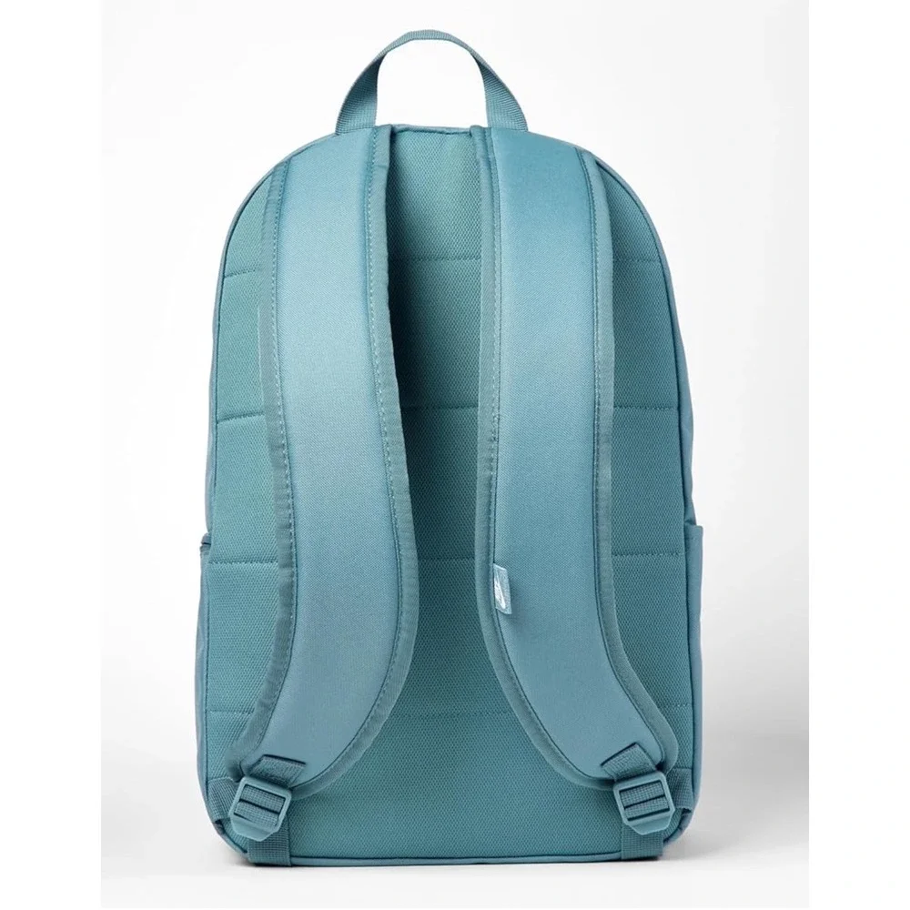 Nike Heritage Backpack Unisex One Size Teal Blue Futura Logo School Bag